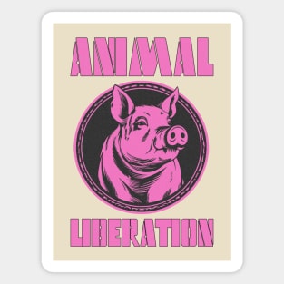 animal liberation classic design Magnet